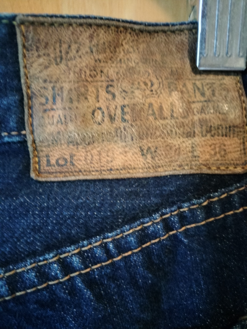 Buzz Ricksons WW2 Jeans - Picture 6 of 7